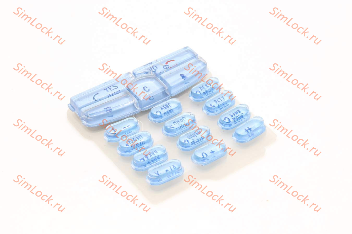 Sony Ericsson T100 - клавиатура, цвет синий