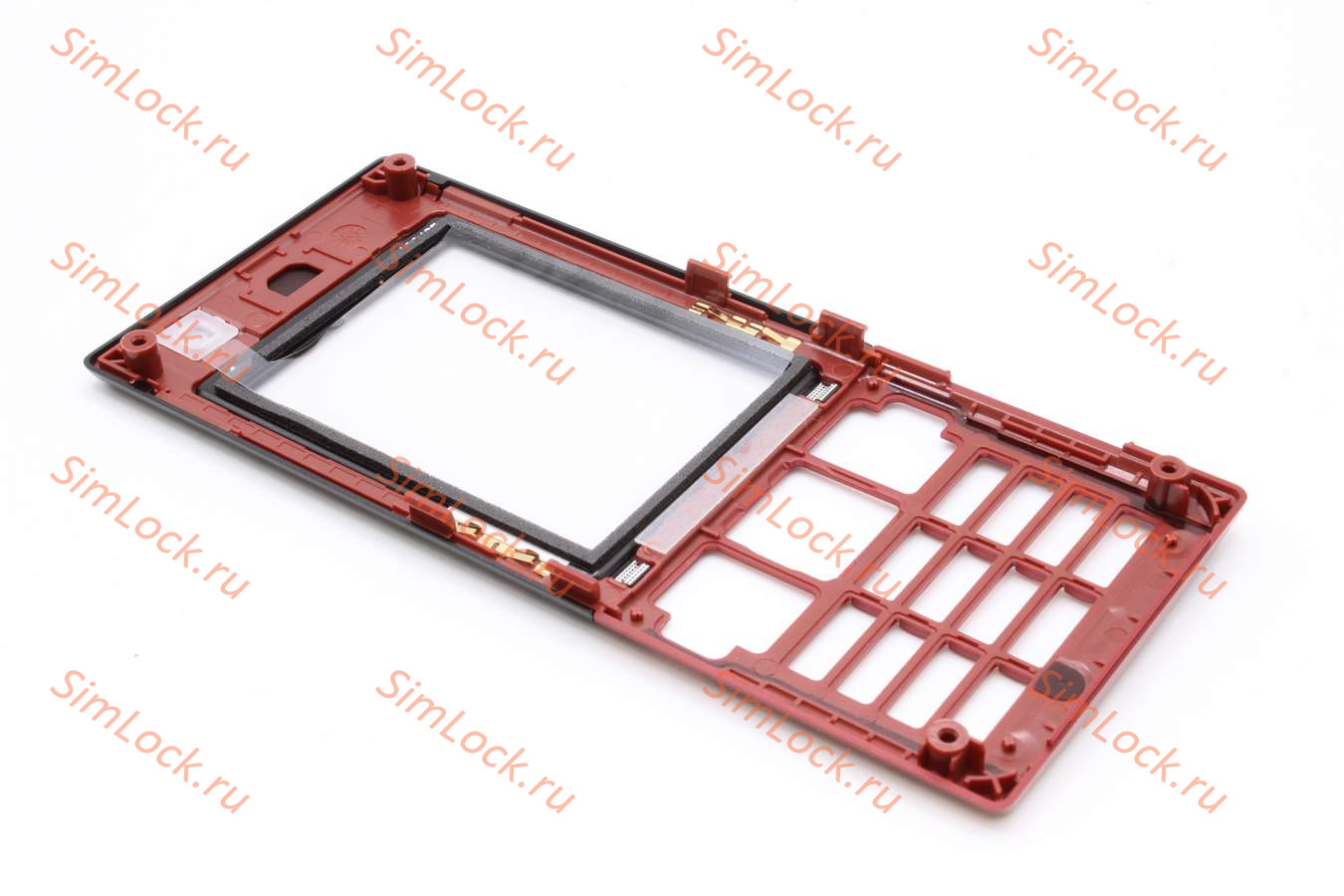 Sony Ericsson T700 - передняя панель (цвет - black/red), оригинал