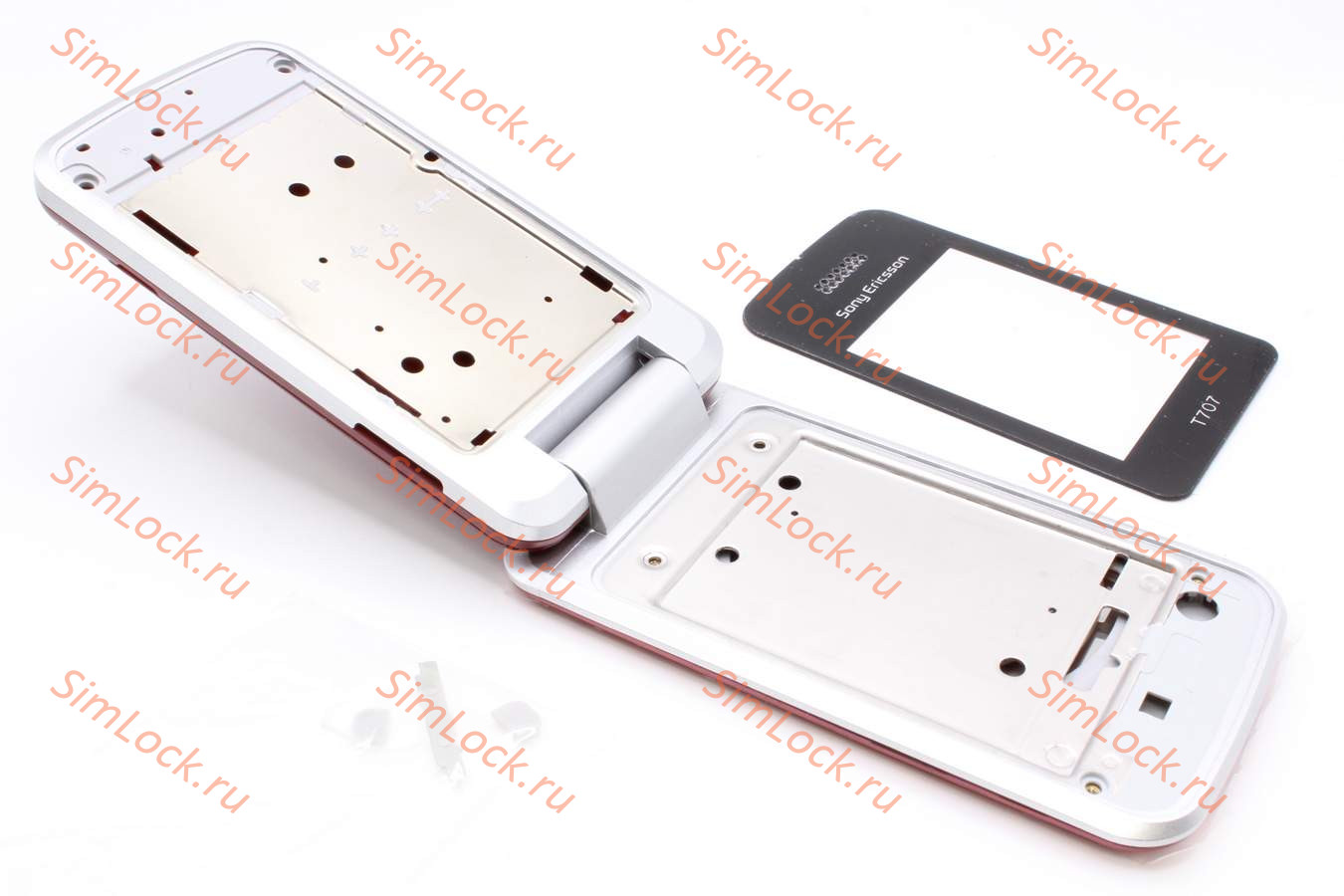 Sony Ericsson T707 - корпус, цвет красный