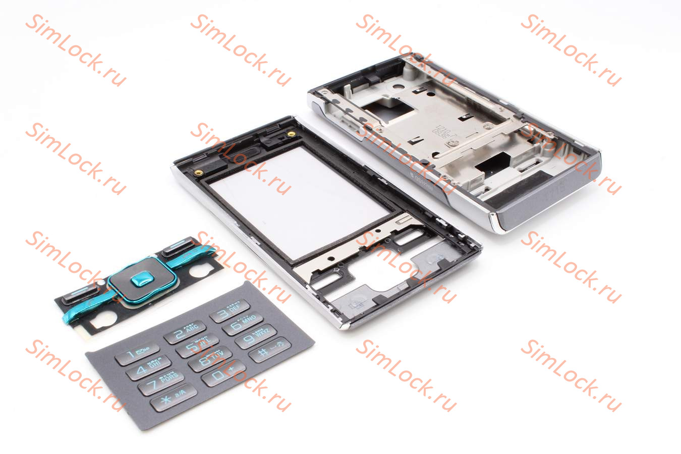 Sony Ericsson T715 - корпус, цвет серый