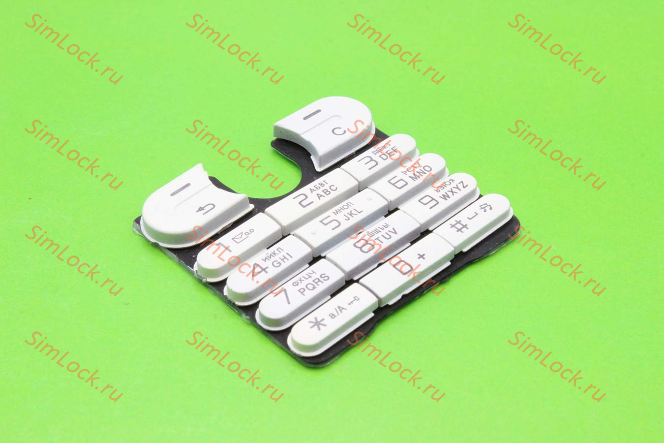 Sony Ericsson W200 - клавиатура, цвет белый