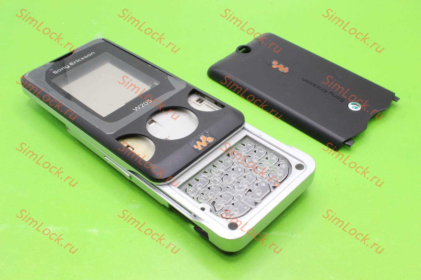 Sony Ericsson W205 - корпус, цвет черный