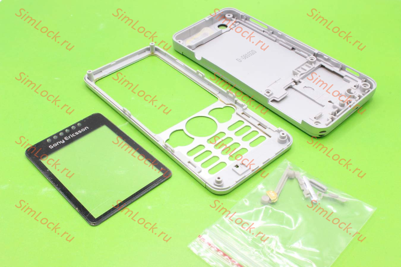 Sony Ericsson W302 - корпус (цвет - серый)