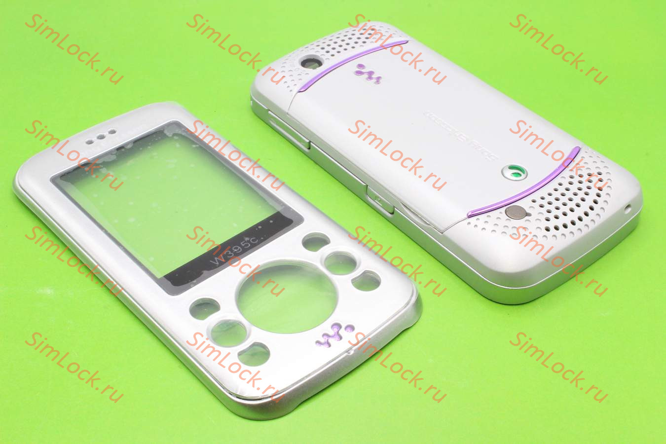Sony Ericsson W395 - корпус, цвет серебро