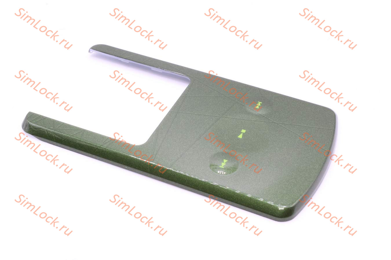 Sony Ericsson W508 - вставка верхней части флипа (цвет - green), оригинал