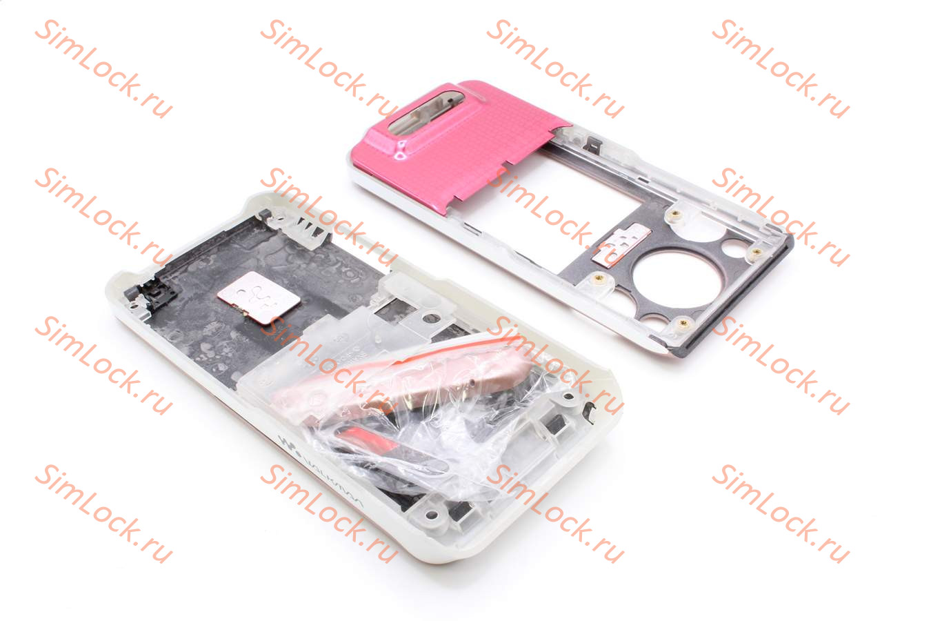 Sony Ericsson W580 - корпус, цвет розовый