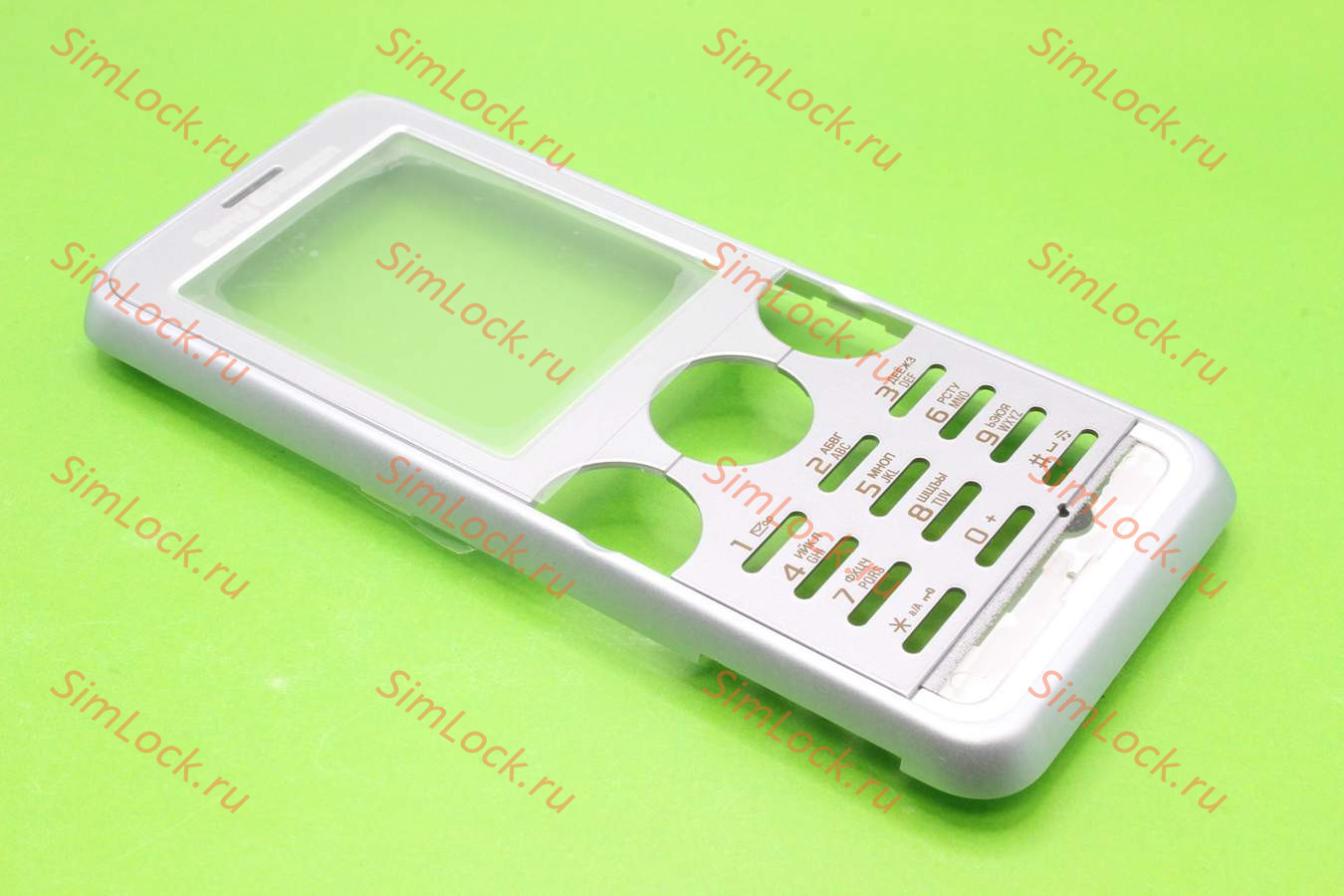 Sony Ericsson W610i - передняя панель (цвет - black silver), оригинал