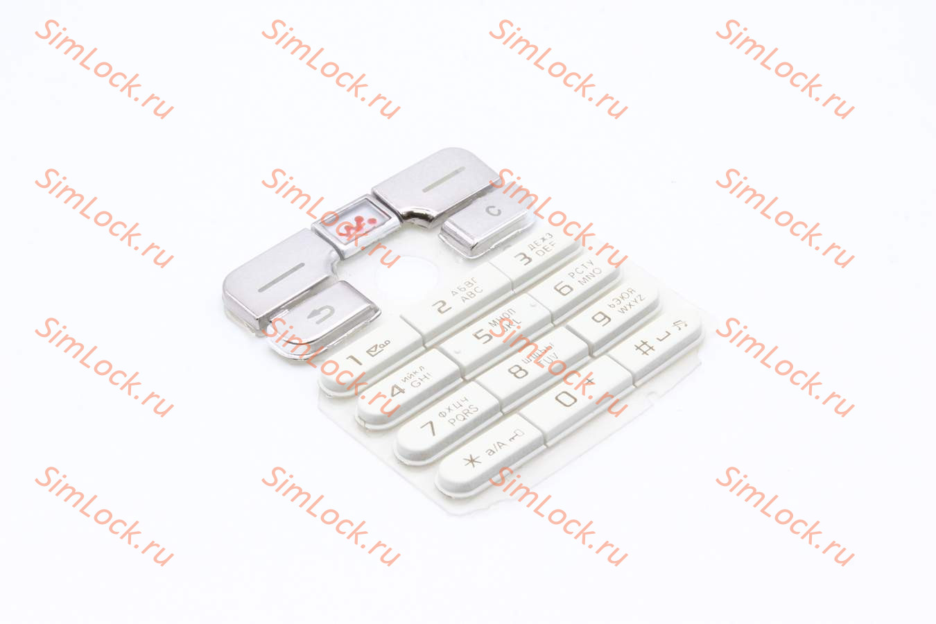 Sony Ericsson W800 - клавиатура (цвет - белый)