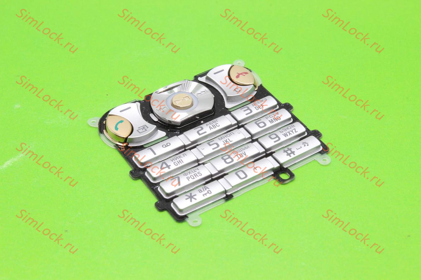 Sony Ericsson W890 - клавиатура (цвет - серебристый), оригинал