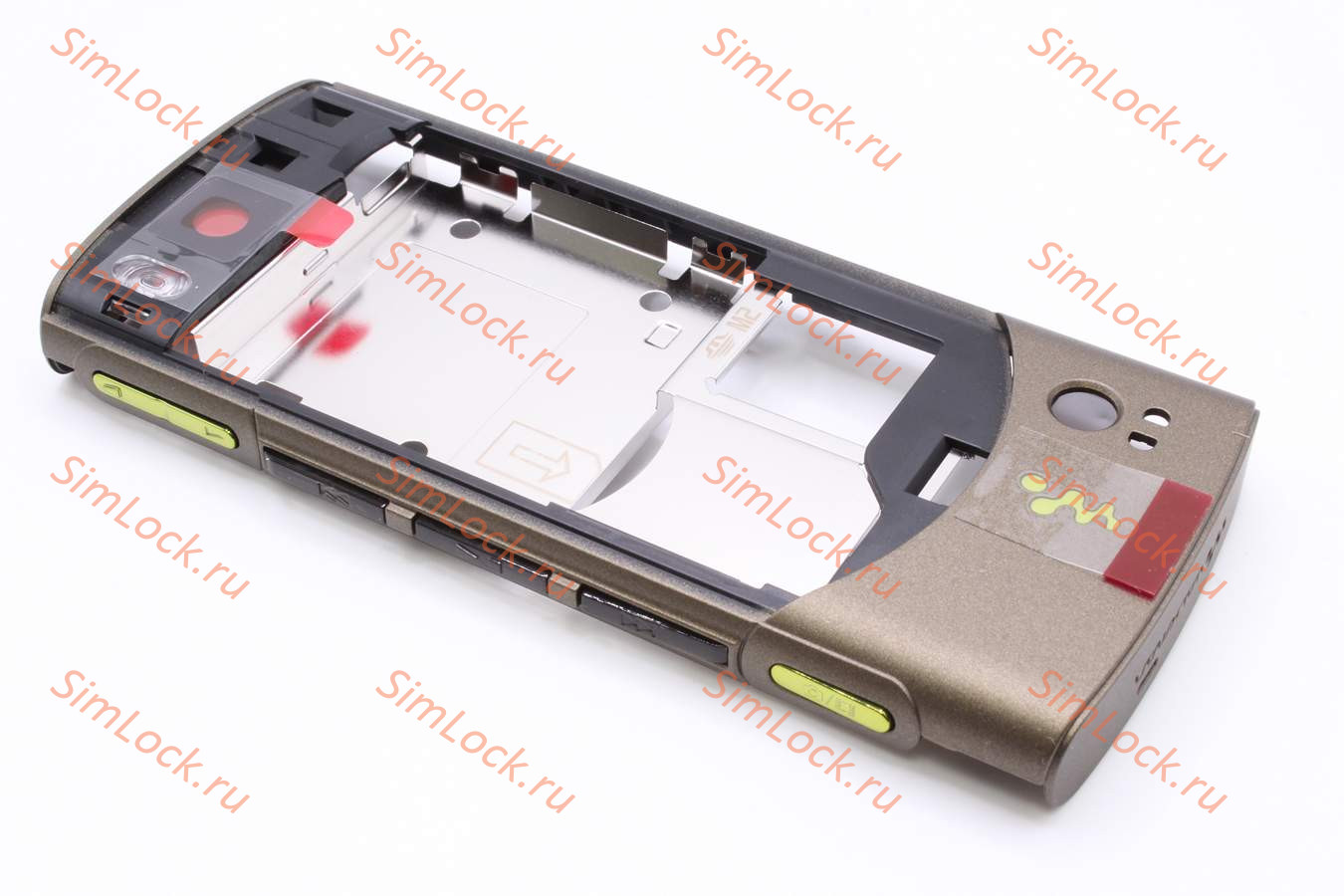 Sony Ericsson W902 - задняя часть корпуса - шасси (цвет - green), оригинал