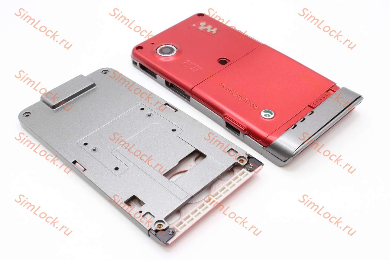 Sony Ericsson W910 - корпус, цвет красный