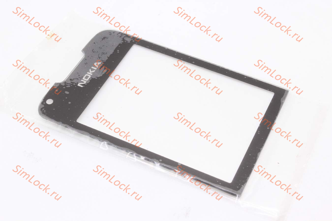 Стекло Nokia 8800 Arte - со скотчем, цвет черный