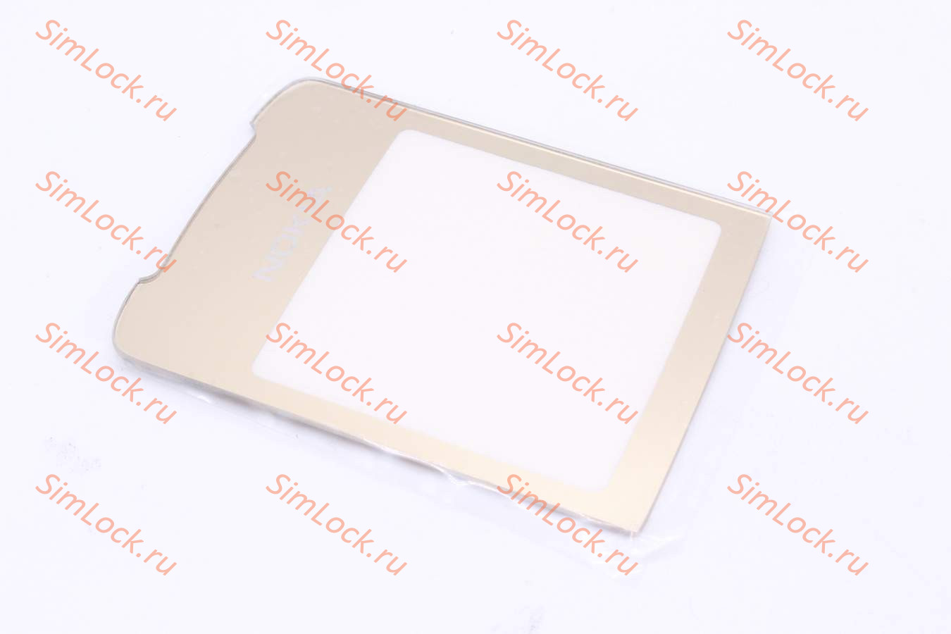 Стекло Nokia 8800 Sirocco - со скотчем, цвет золото