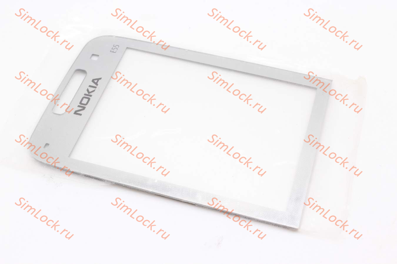 Стекло Nokia E55, цвет серебро, аналог E52