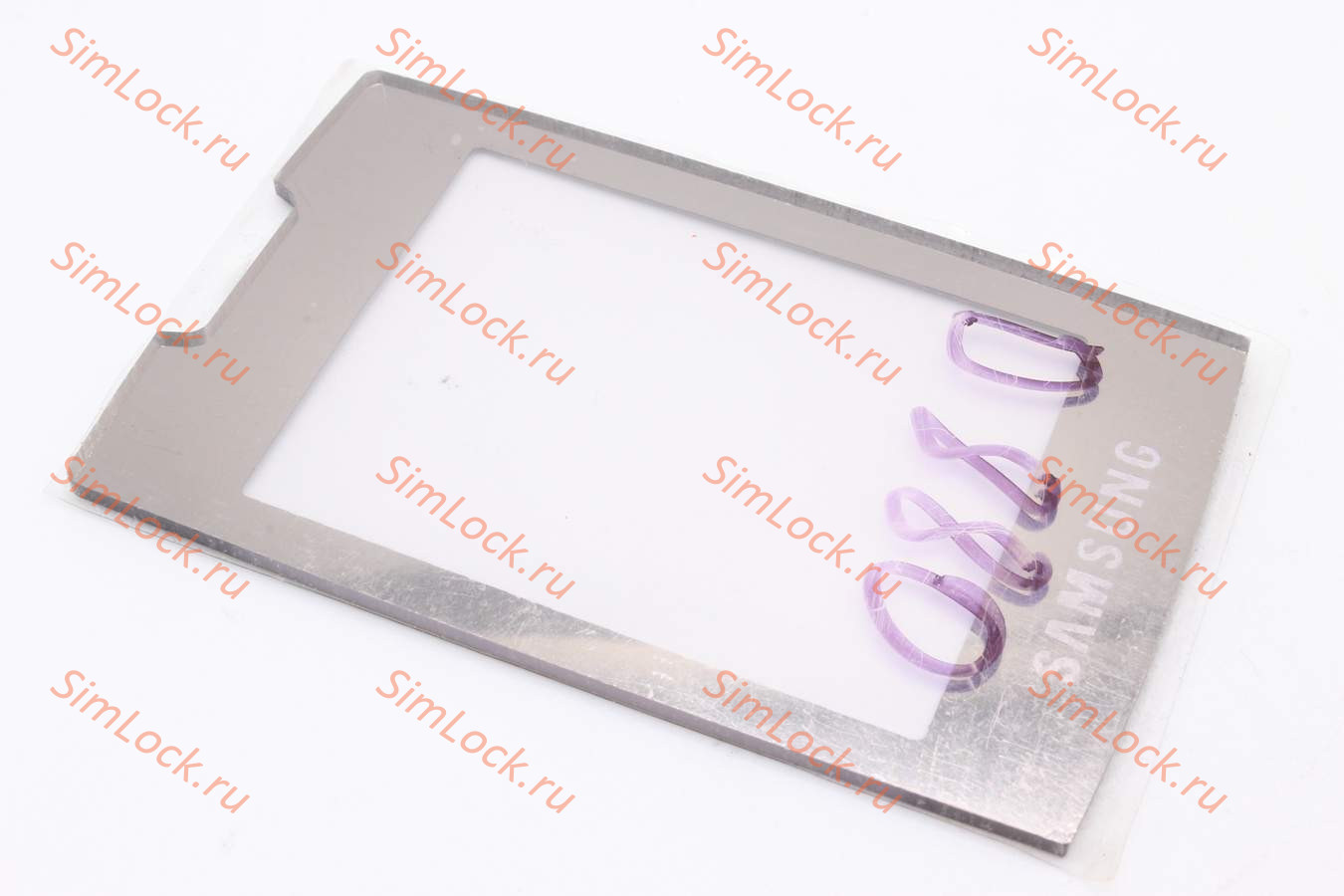 Samsung D880 защитное стекло дисплея, цвет золото