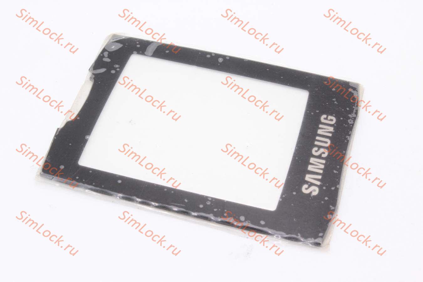 Samsung E200 защитное стекло дисплея, цвет черный