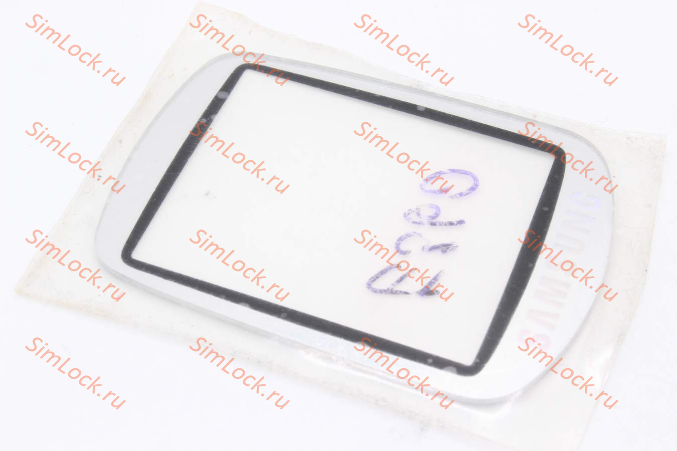 Samsung E360 защитное стекло основного дисплея, цвет серебристый