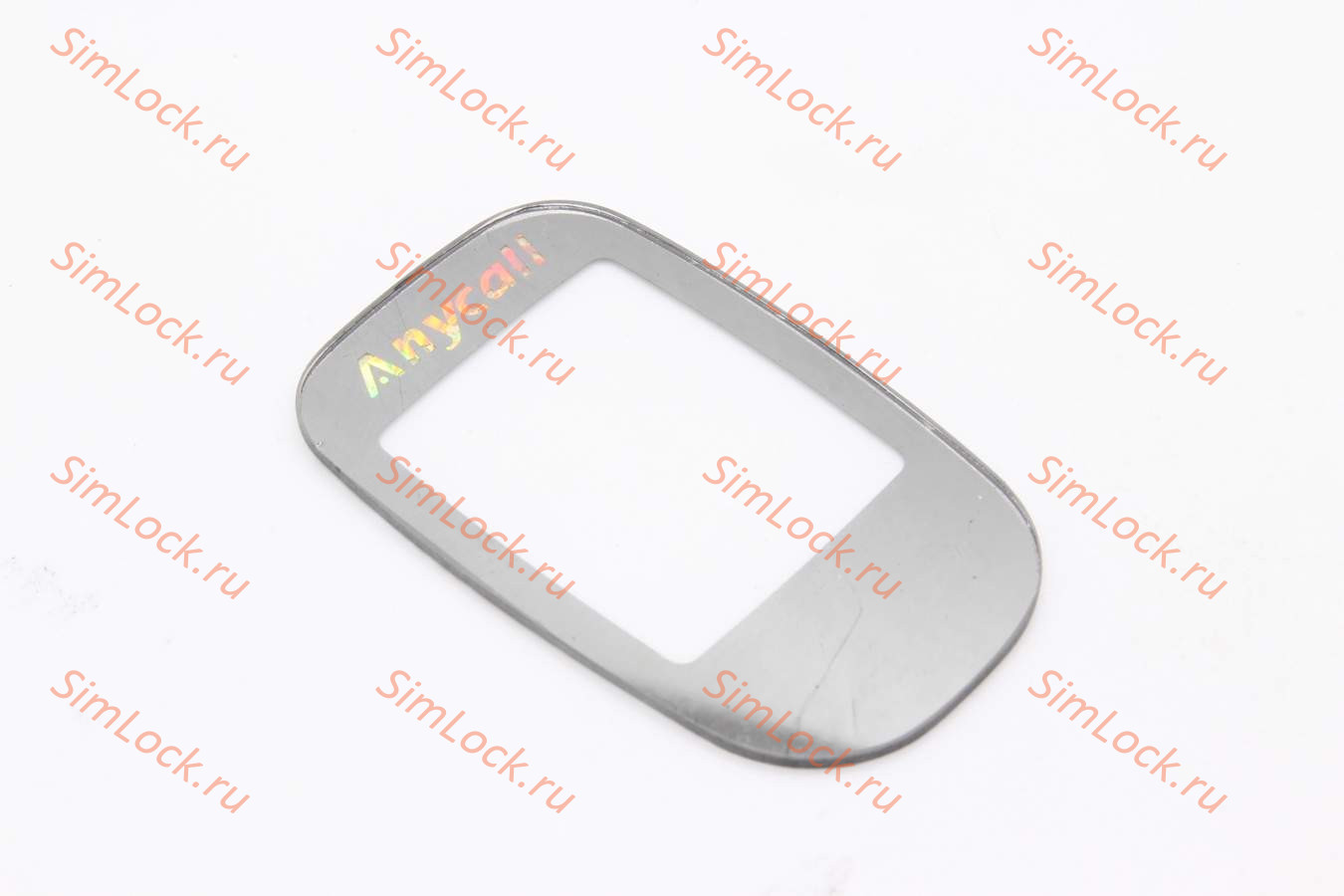 Samsung E360 защитное стекло внешнего дисплея, цвет серый, логотип Anycall