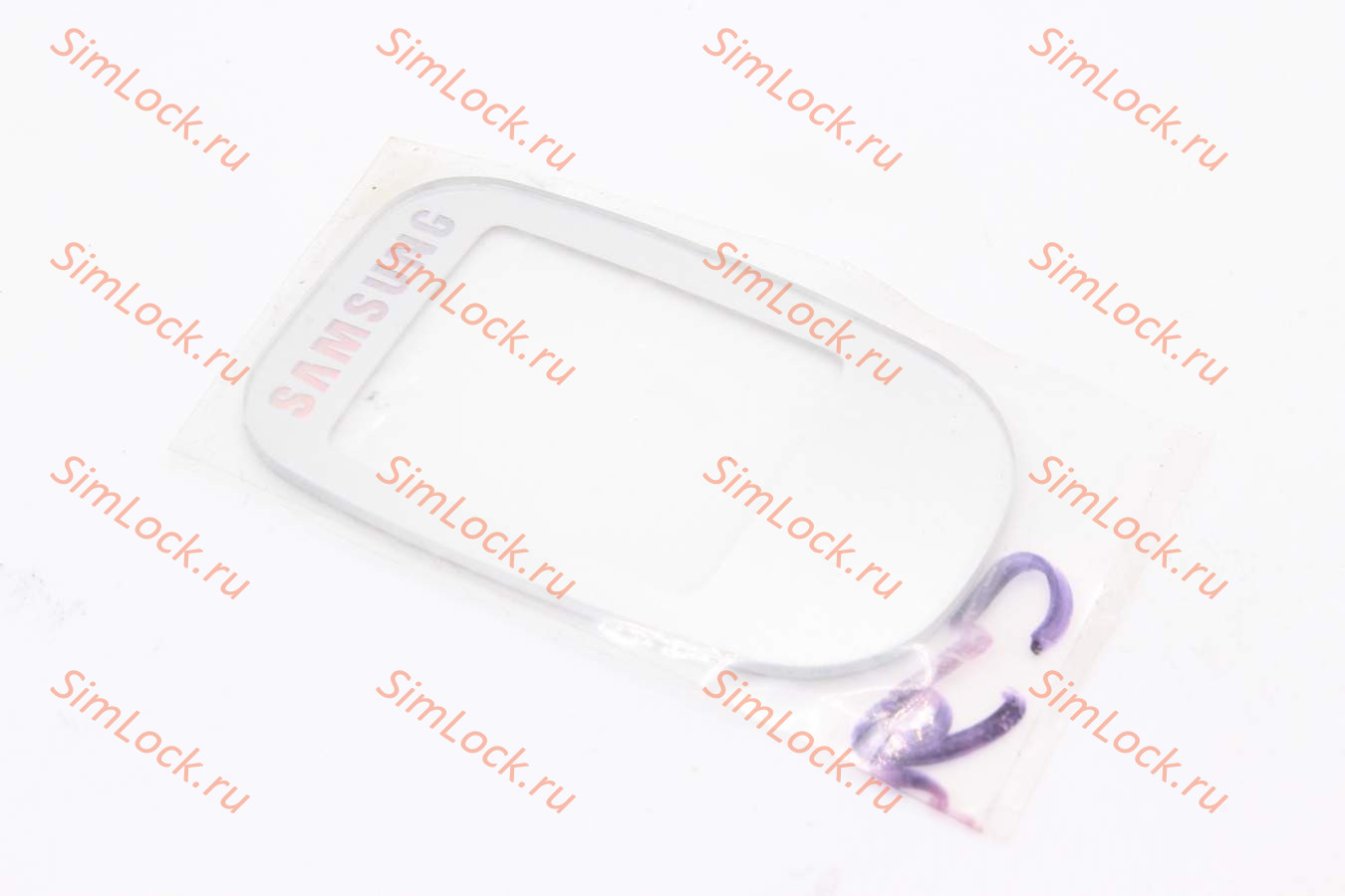 Samsung E360 защитное стекло внешнего дисплея, цвет серебристый