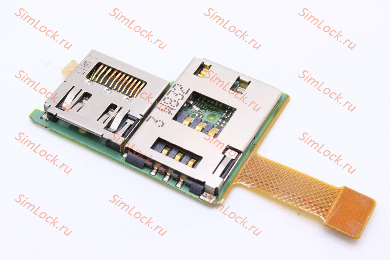 Sony Ericsson K850 - считыватель карты памяти и SIM карты в сборе