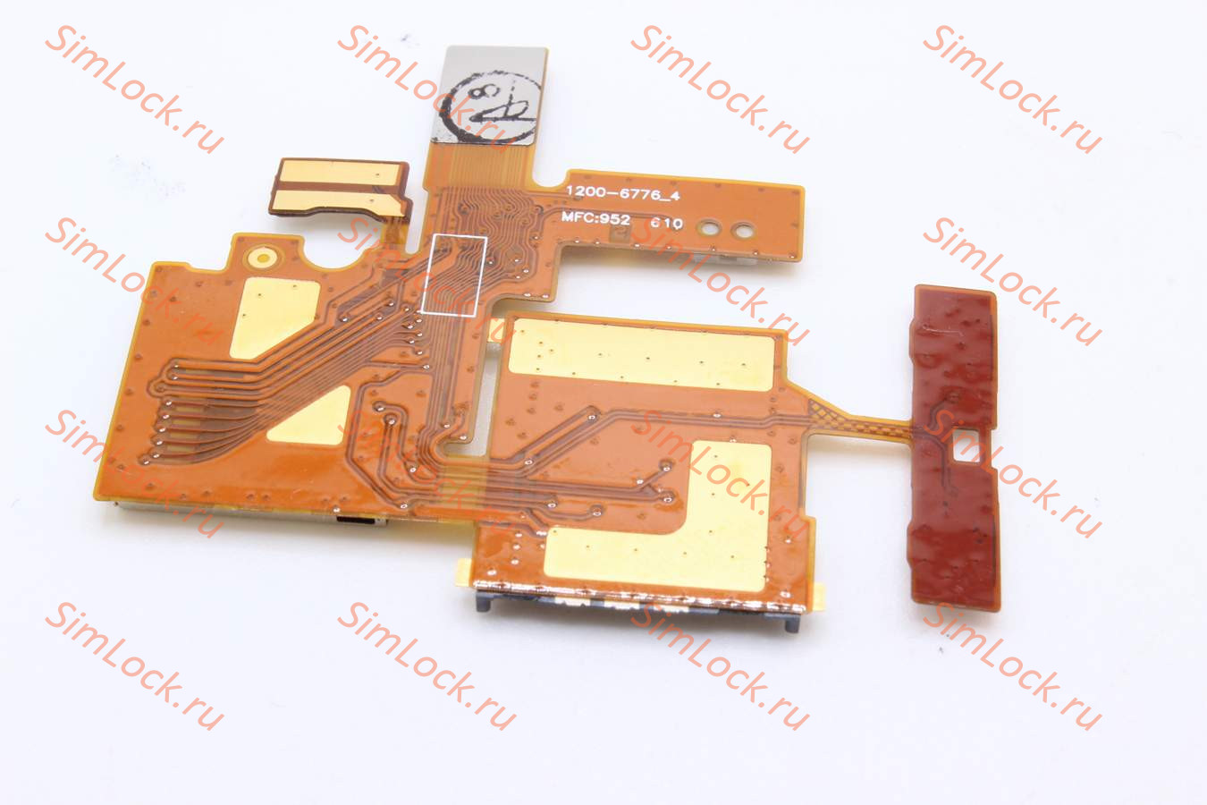 Sony Ericsson W380 / Z555- считыватель карты памяти и SIM карты в сборе