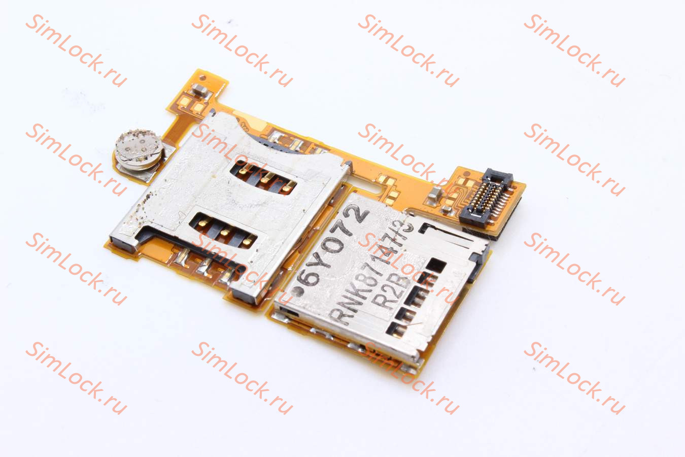 Sony Ericsson W880 - считыватель карты памяти и SIM карты в сборе