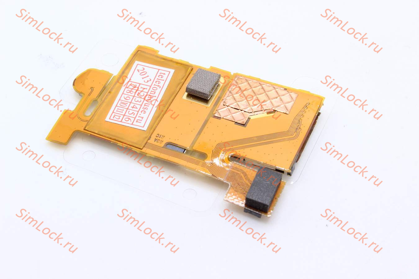 Sony Ericsson W880 - считыватель карты памяти и SIM карты в сборе, ориг