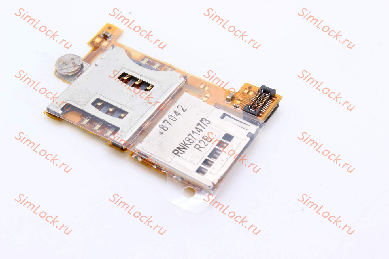 Sony Ericsson W880 - считыватель карты памяти и SIM карты в сборе, ориг