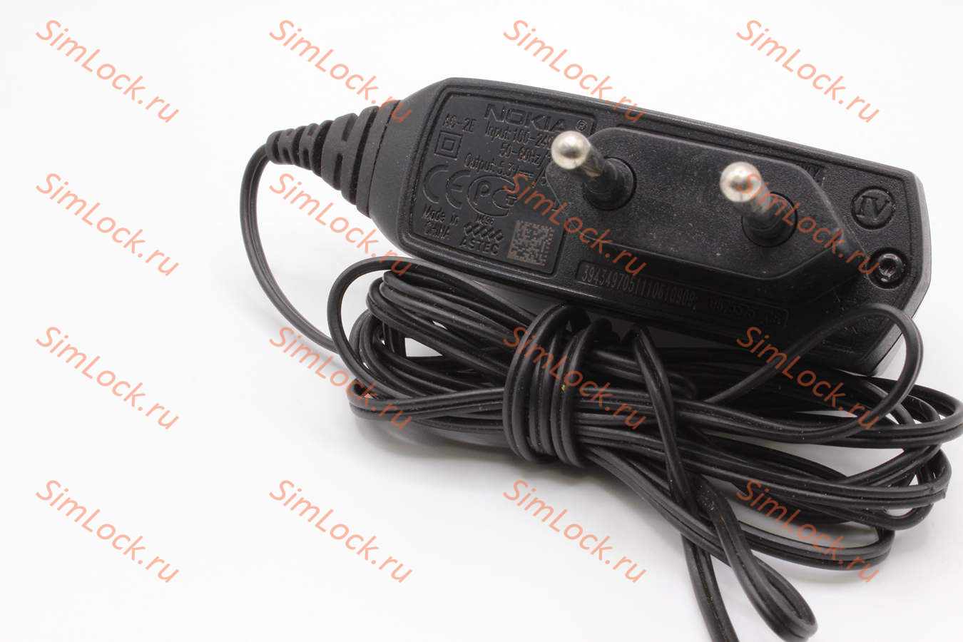 СЗУ Nokia AC-2E 5.3V - 5.7V, 3.5mm x 1.35mm (ACP-8e, ACP-12e) Nokia 1100, 3310, 6020, 8800SE, N70 и др.,  оригинал