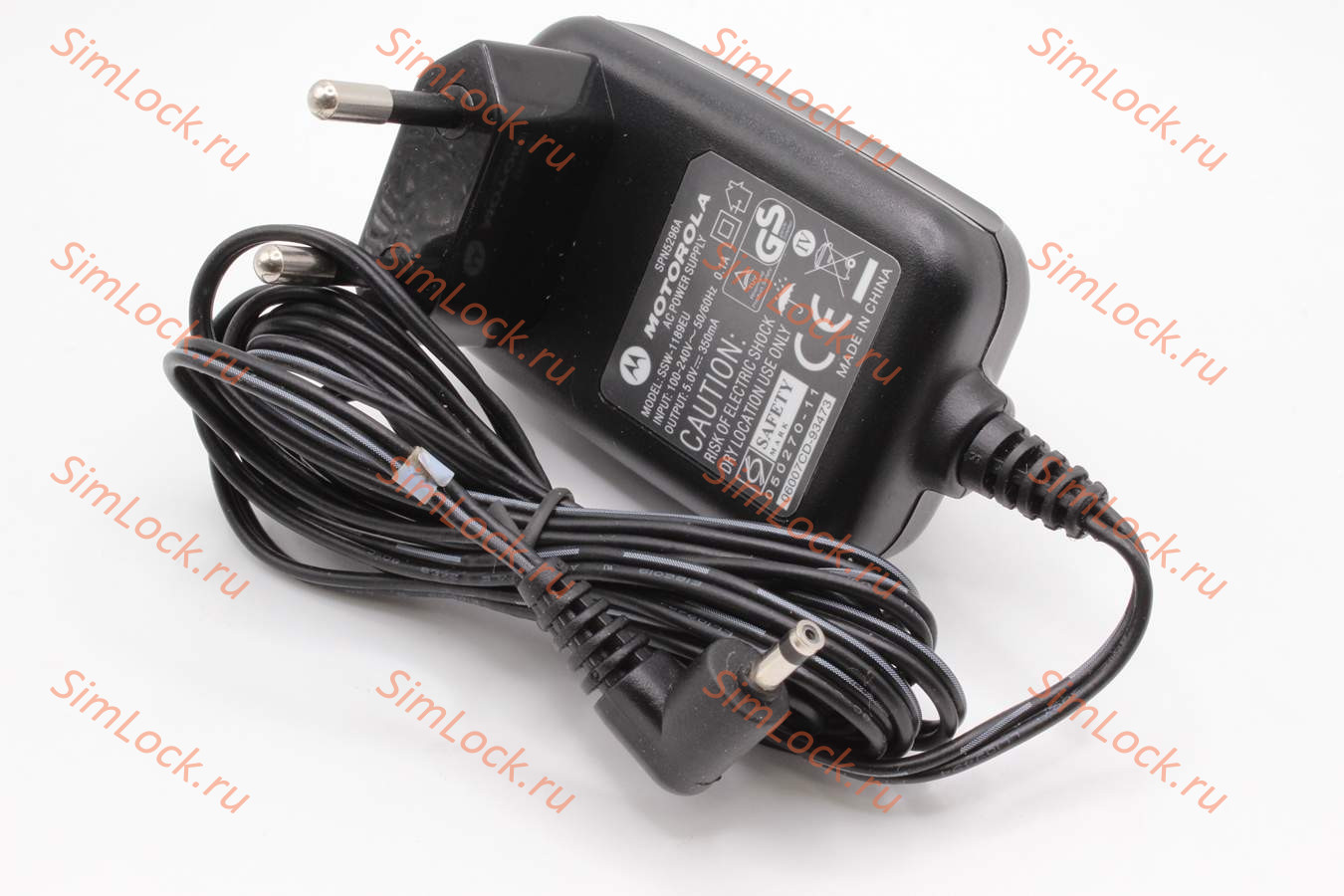 СЗУ Motorola T190 5V, 3.0mm x 1.0mm и др., оригинал
