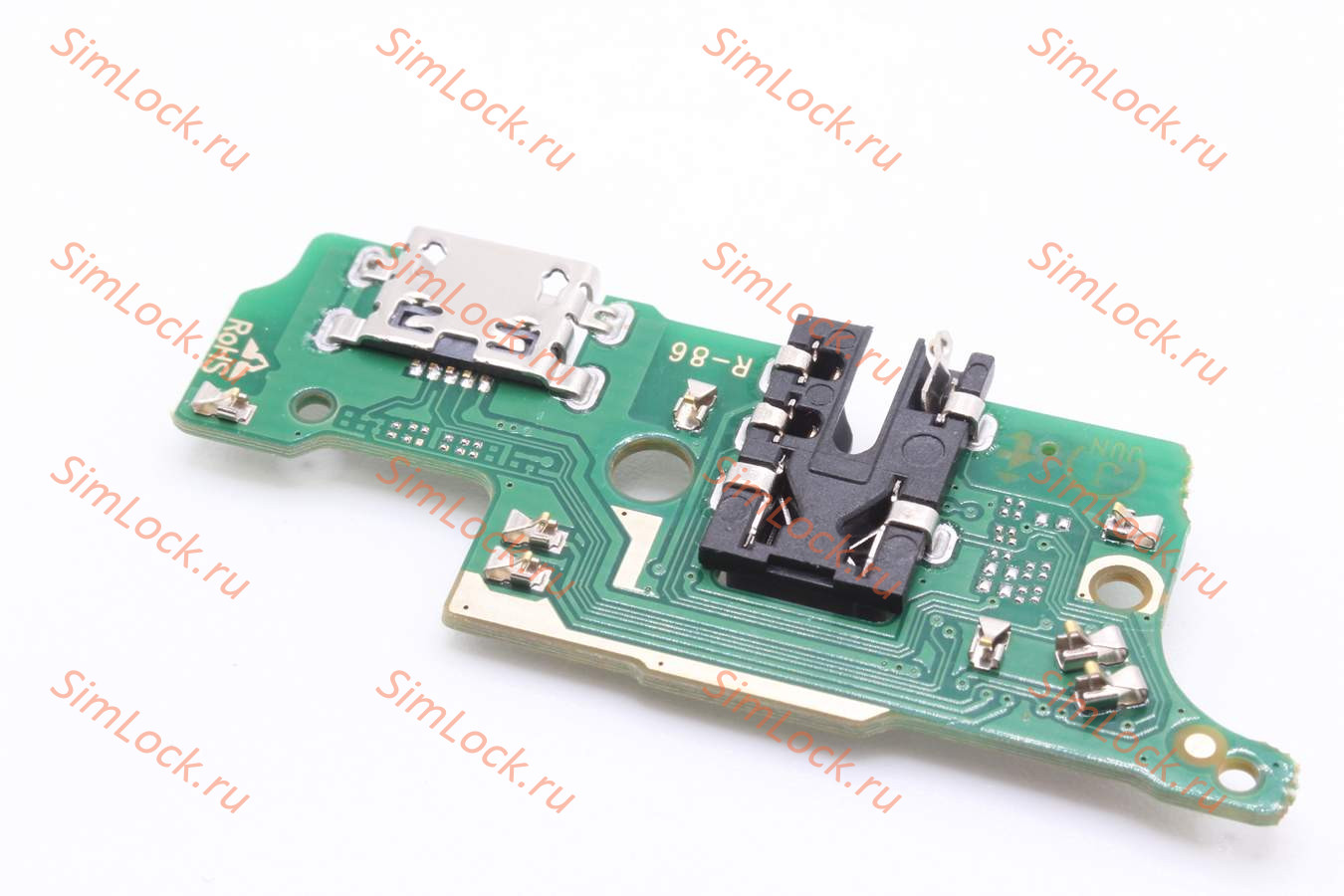 Нижняя плата (шлейф) Tecno Spark 8P (KG7N), с разъемом зарядки, К-3