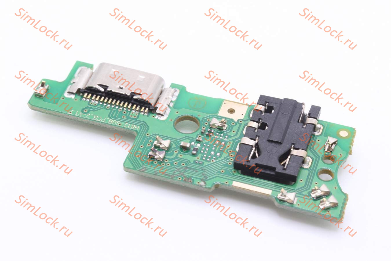 Нижняя плата (шлейф) Tecno Camon 18 (CH6n), Camon 18P (CH7), с разъемом зарядки, К-3