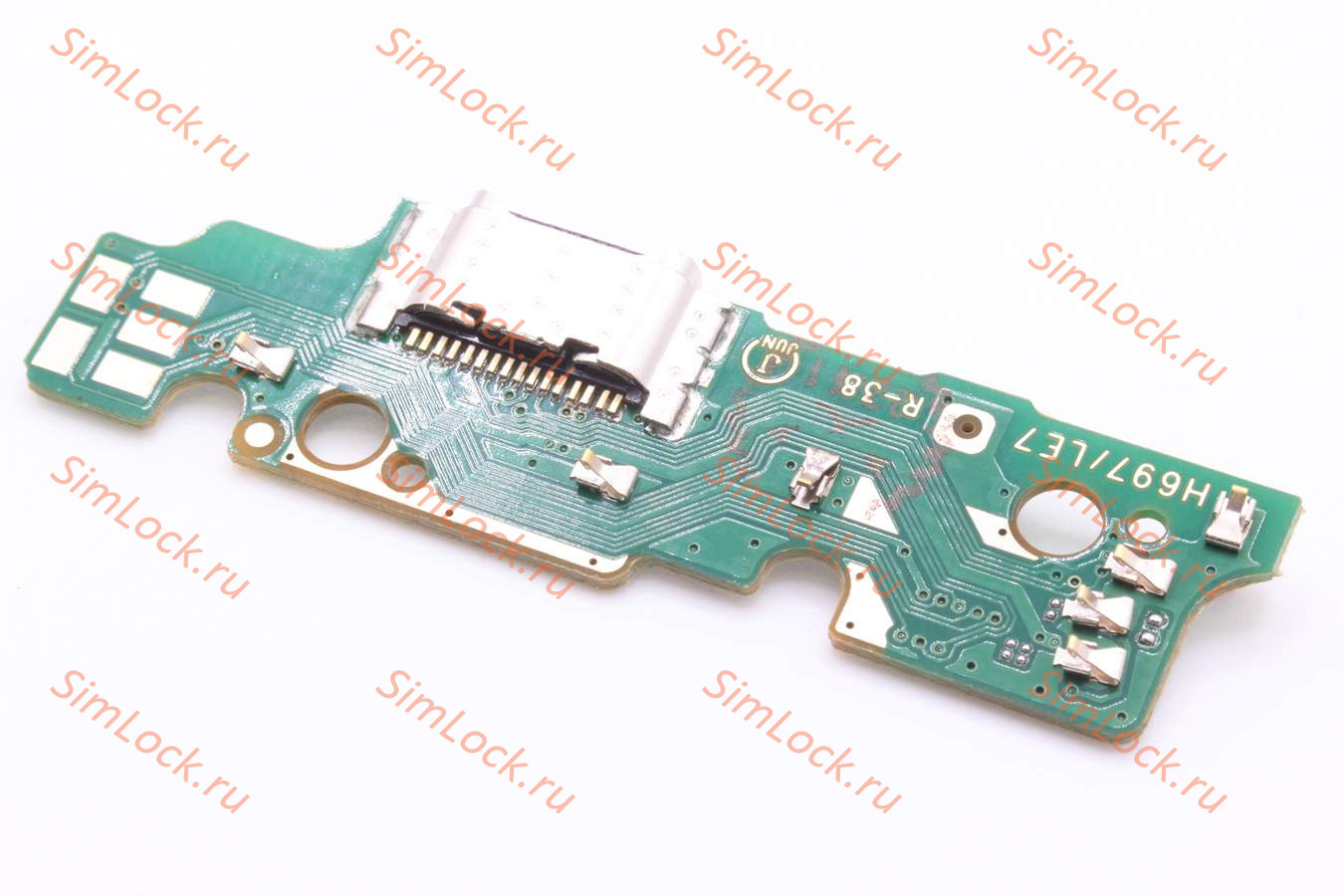 Нижняя плата (шлейф) Tecno Pova 2 (LE7N), с разъемом зарядки, К-3