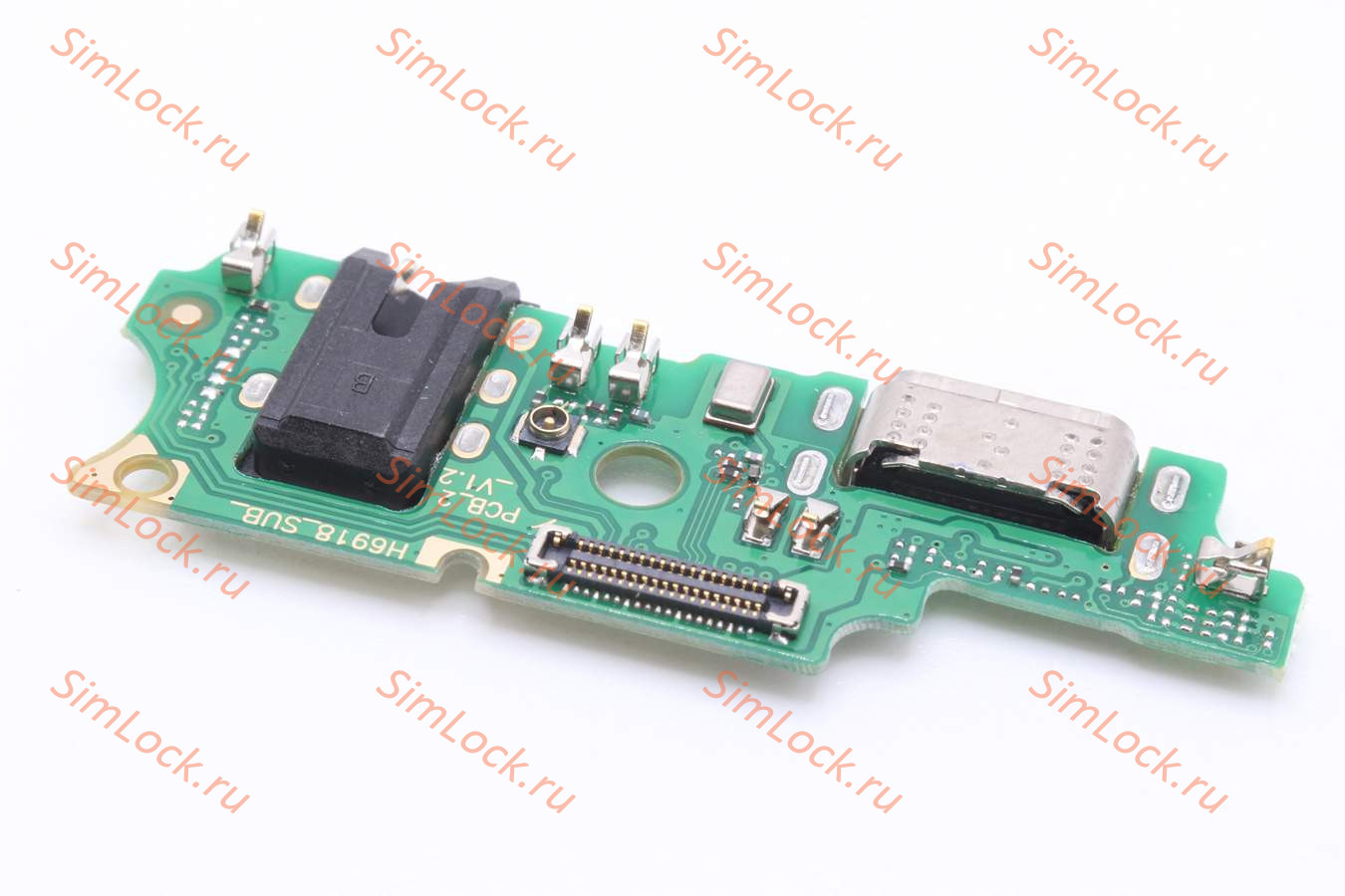 Нижняя плата (шлейф) Tecno Pova 3 (LF7N), с разъемом зарядки, К-3