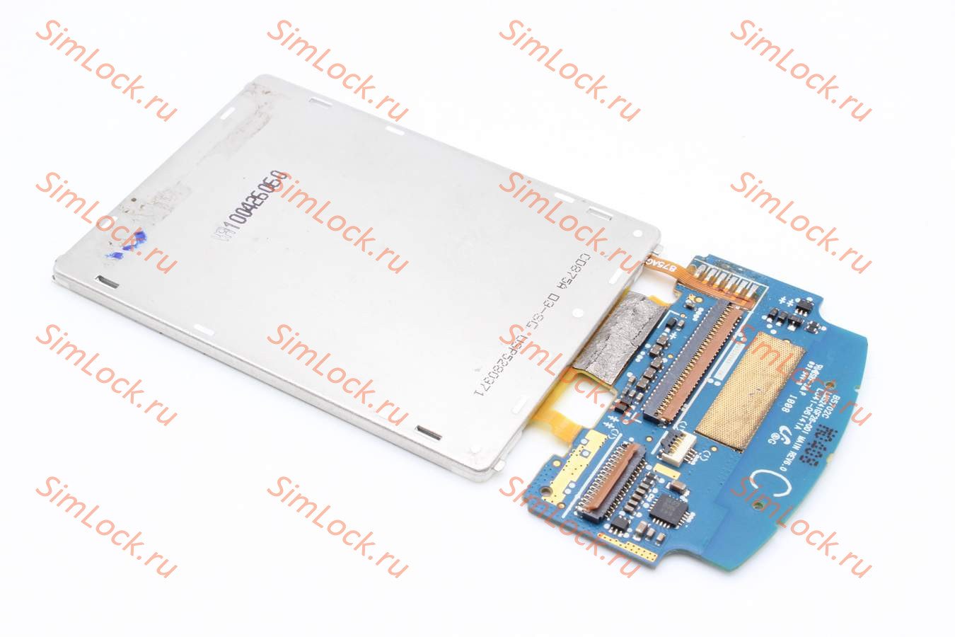 Дисплей Samsung B5702 в сборе с подложкой верхней клавиатуры