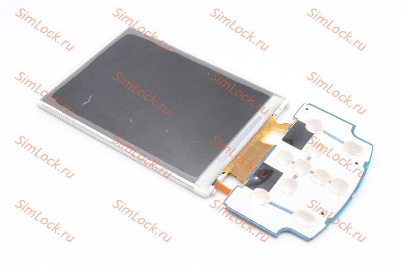 Дисплей Samsung B5702 в сборе с подложкой верхней клавиатуры