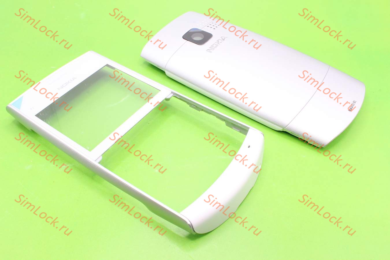 X2-01 - корпус, цвет серебро+белый