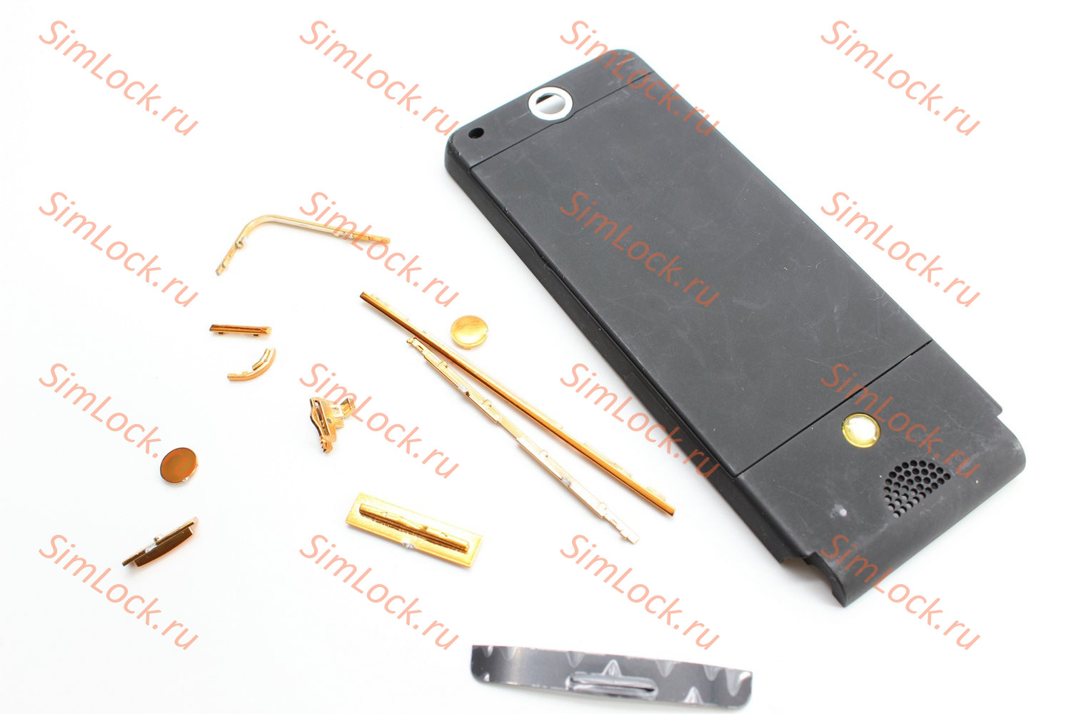 Sony Ericsson W350 - задняя часть корпуса, цвет черный