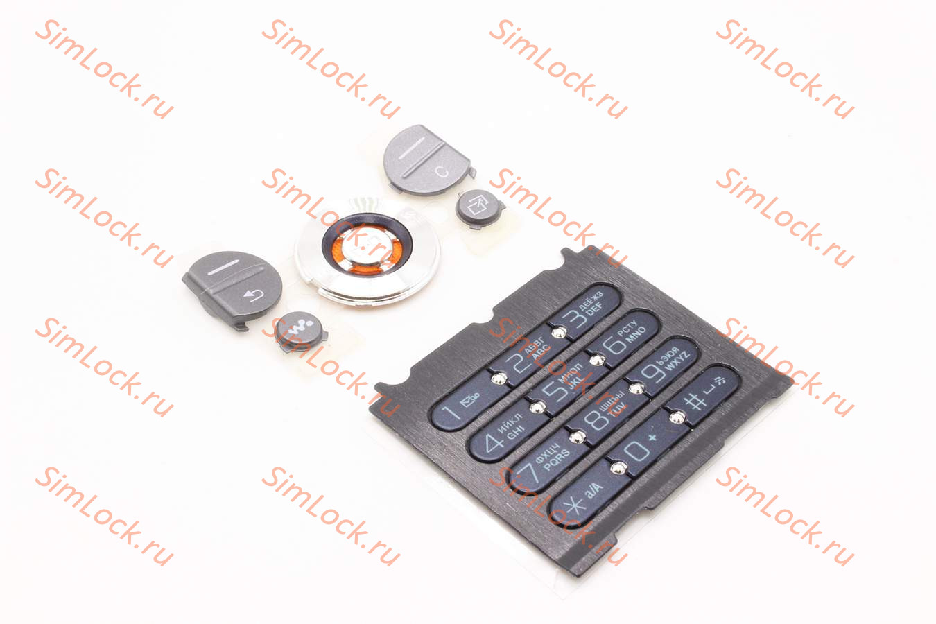 Sony Ericsson W580 - клавиатура, цвет серый