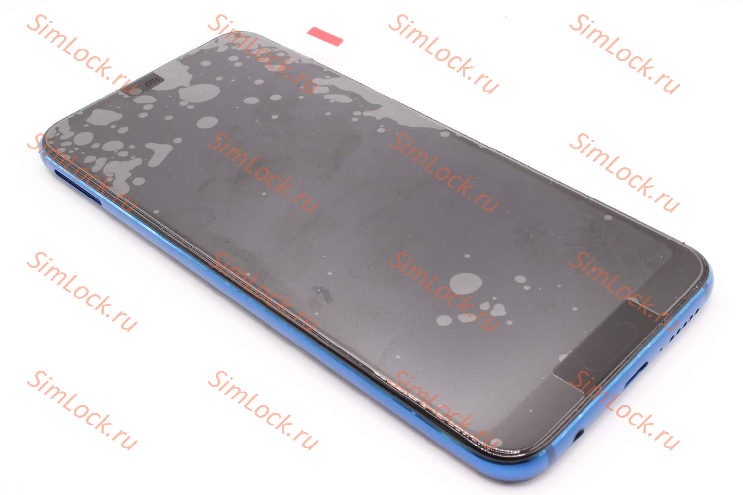 Дисплей Honor 10 (COL-L29), с сенсором отпечатка пальца, в синей рамке, К-1