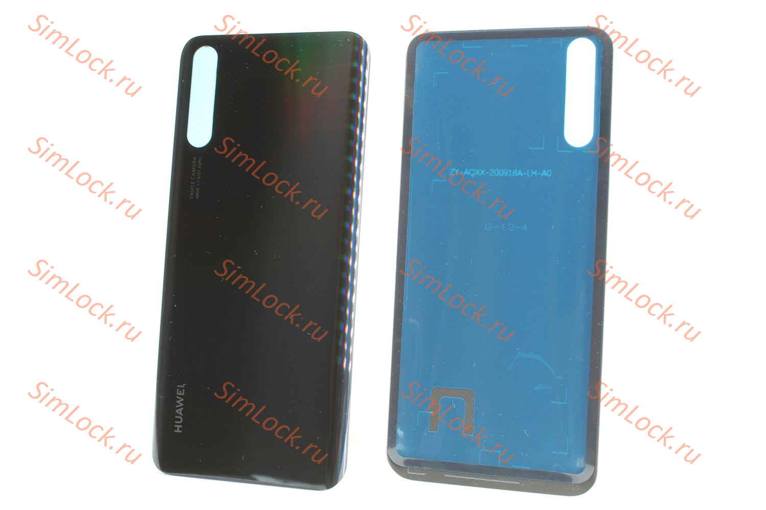Задняя крышка Huawei Y8P (AQM-LX1), черный, К-2