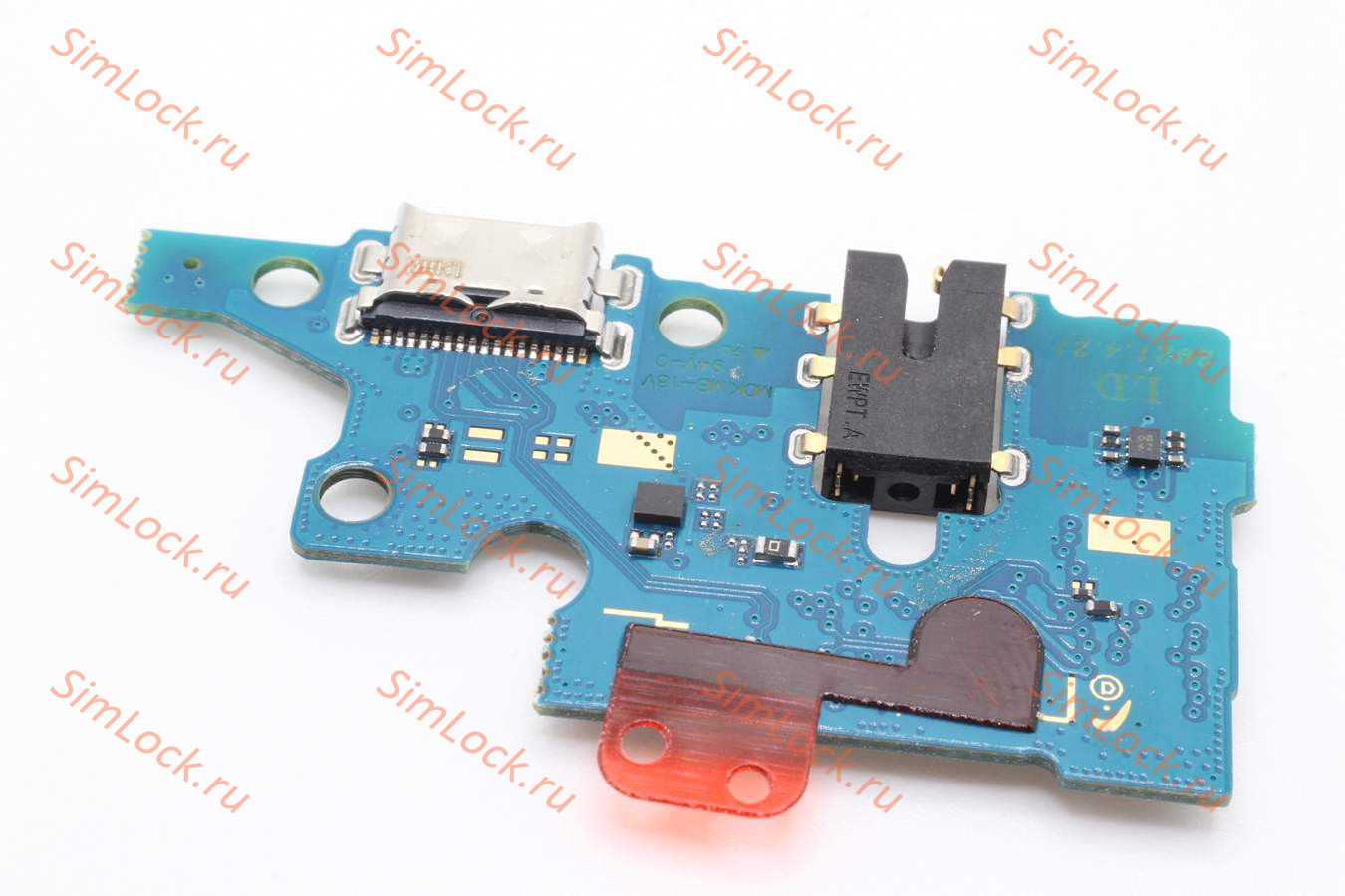 Нижняя плата (шлейф) Samsung A715F Galaxy A71 с разъемом зарядки, К-3