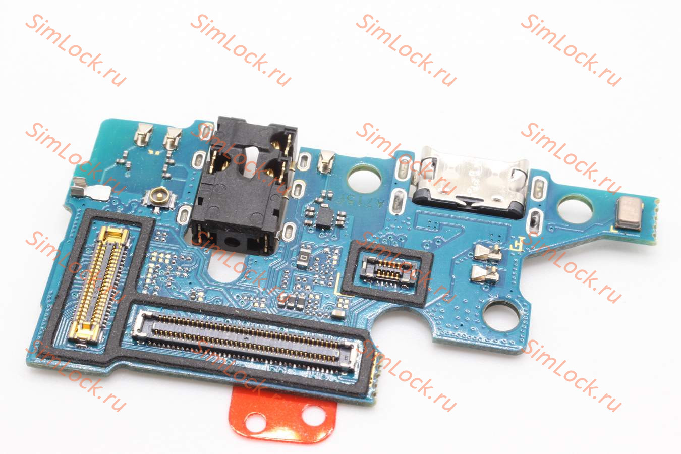 Нижняя плата (шлейф) Samsung A715F Galaxy A71 с разъемом зарядки, К-3