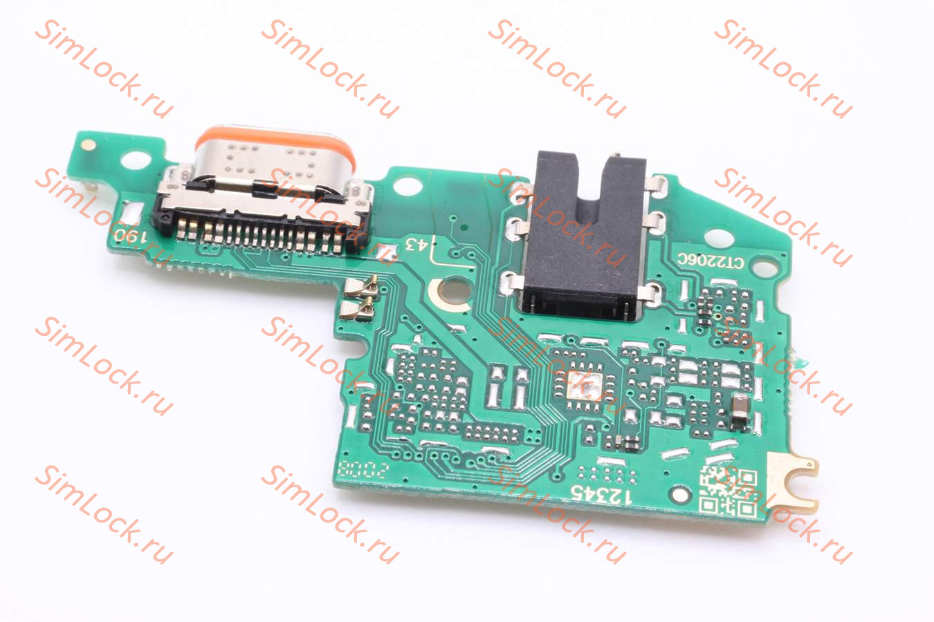 Нижняя плата (шлейф) Vivo V17 India (не подходит для европейской версии), с разъемом зарядки, К-4