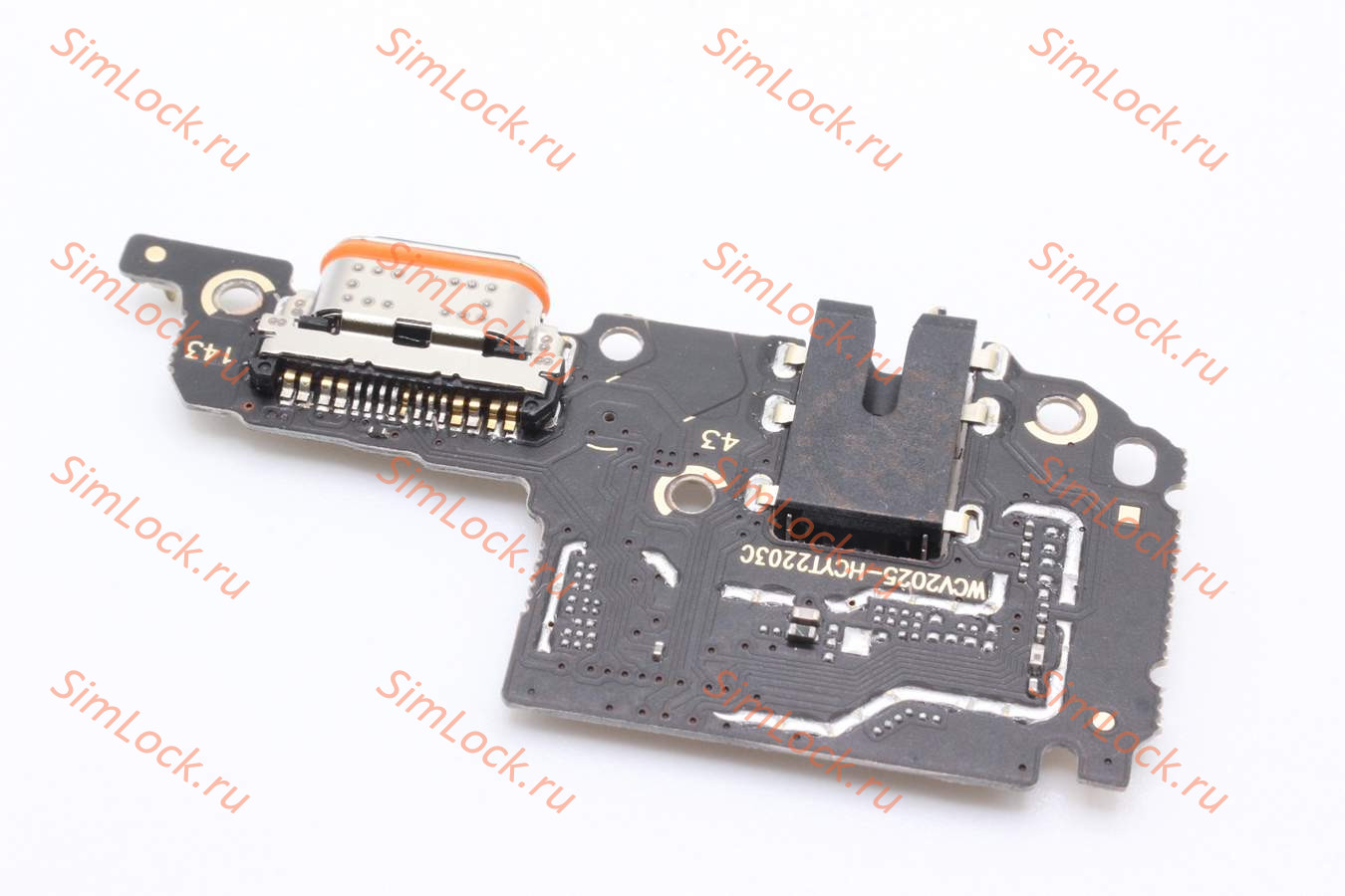 Нижняя плата (шлейф) Vivo V20, с разъемом зарядки, К-4