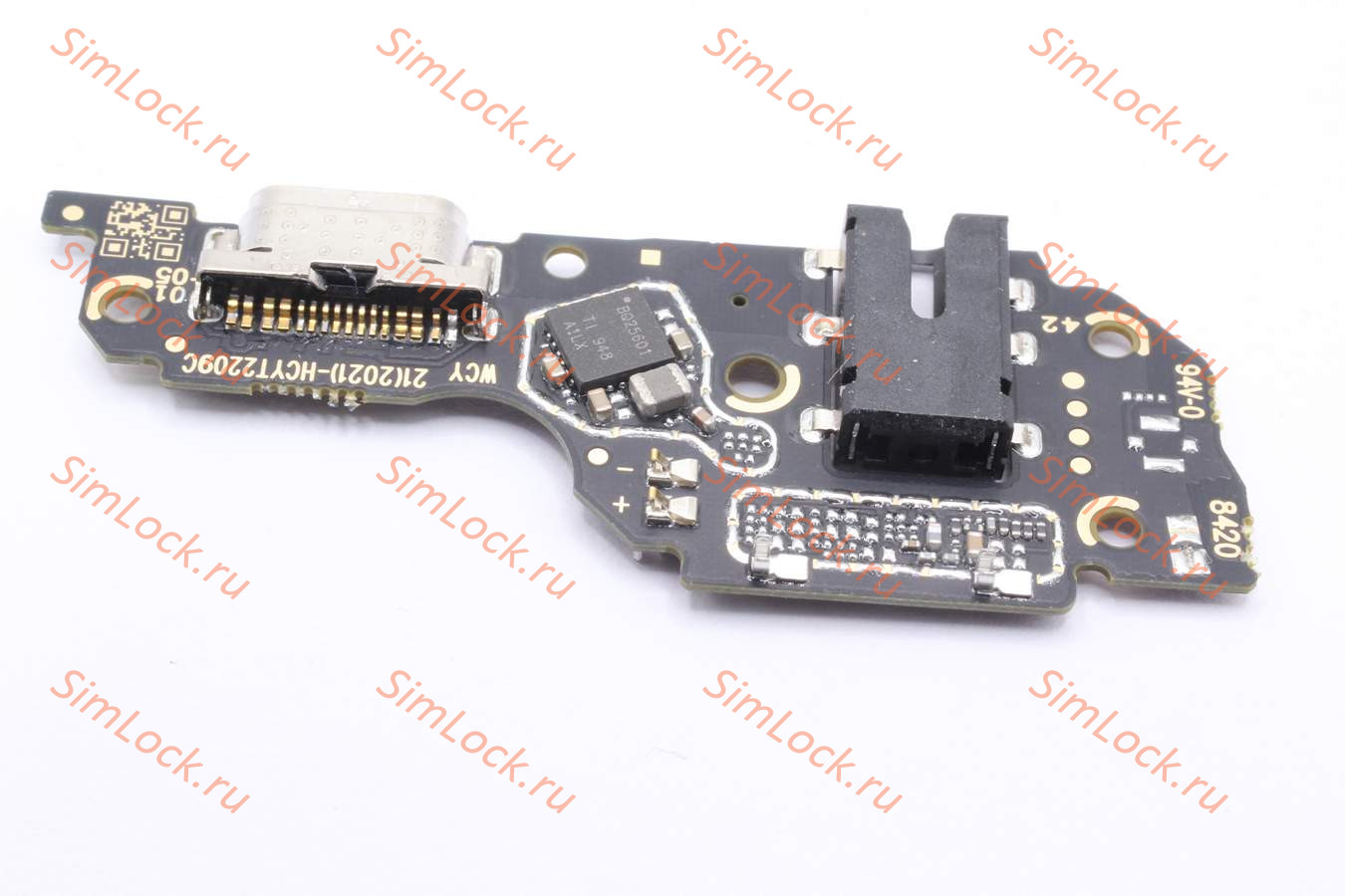 Нижняя плата (шлейф) Vivo Y21, Y33s, с разъемом зарядки, К-2