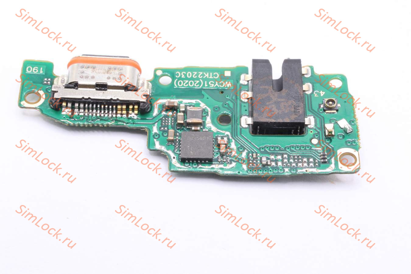 Нижняя плата (шлейф) Vivo Y31, с разъемом зарядки, К-2