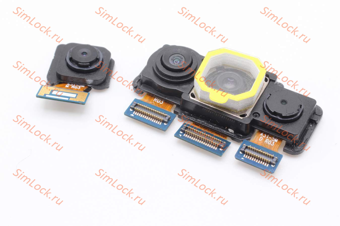 Камера задняя Samsung A315 Galaxy A31 (3 шт: 48MP, 8MP, 5MP), снята с нового телефона