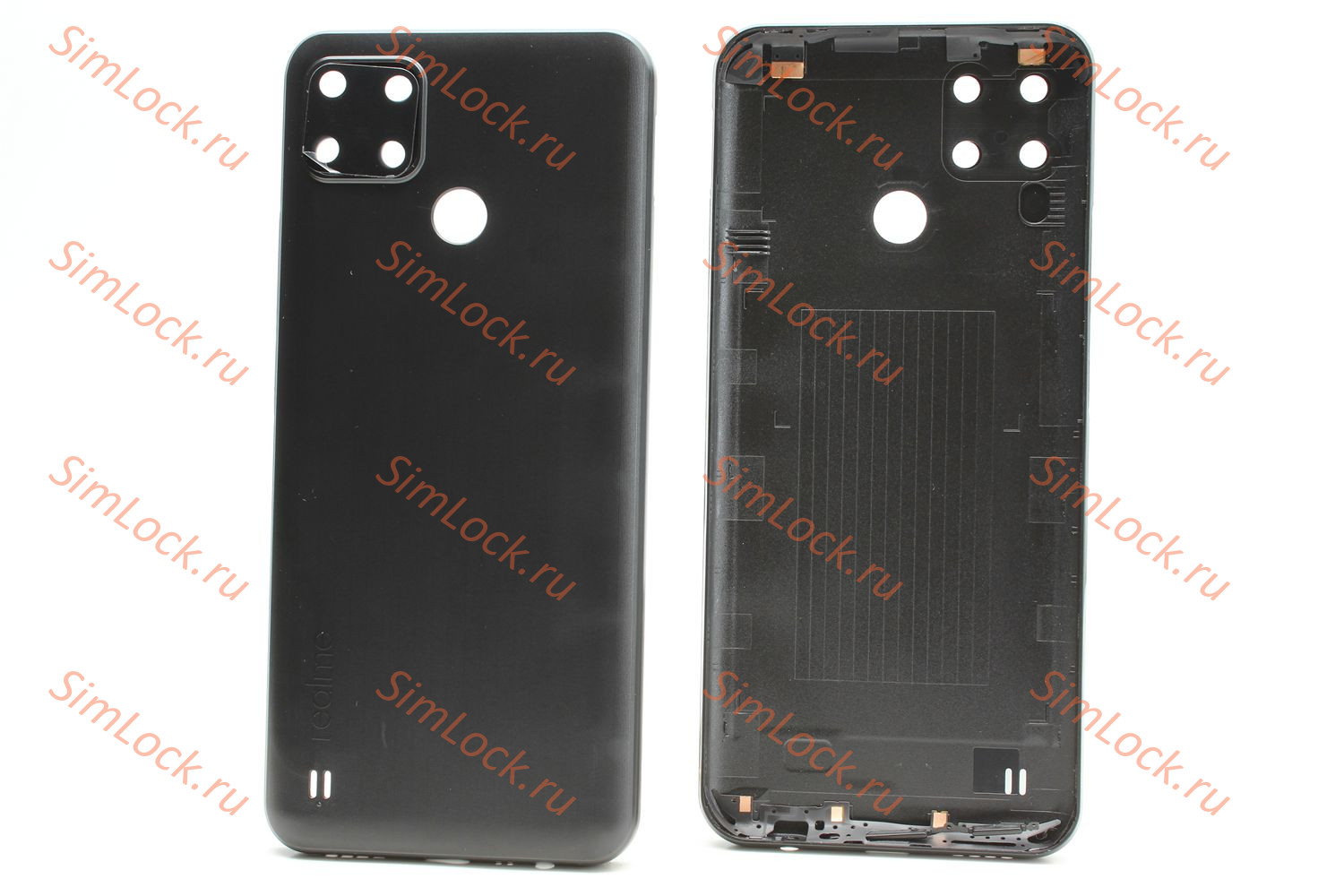 Задняя крышка Realme C25Y (RMX3269), черный, К-1
