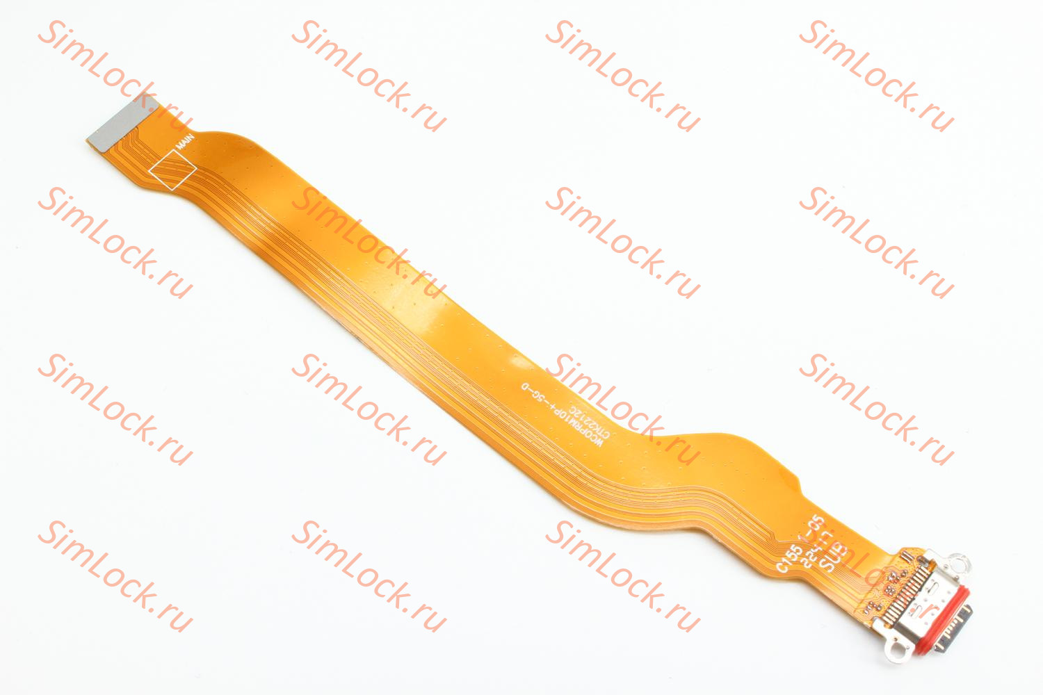 Нижний шлейф Realme 10 Pro+ Plus 5G (RMX3686) с разъемом зарядки, К-2